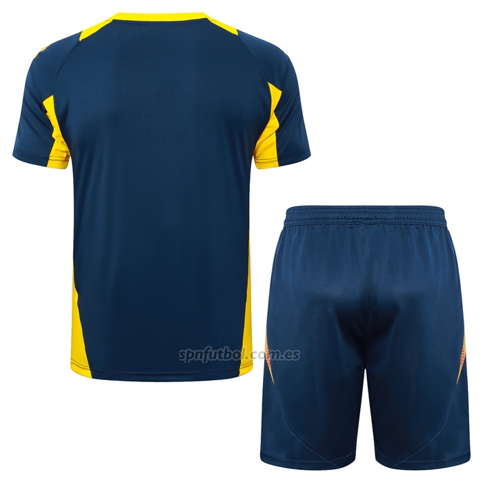 Chandal del Real Madrid Manga Corta 2024-2025 Azul - Pantalon Corto